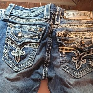 Rock Revival Kai Boot Jeans 26 Sequins Studs